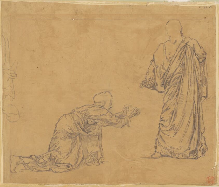 Study for "Christ Appearing to Mary" — John La Farge