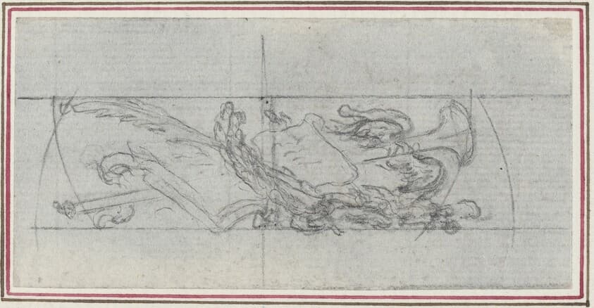 An Ornament with Symbols — Hubert François Gravelot