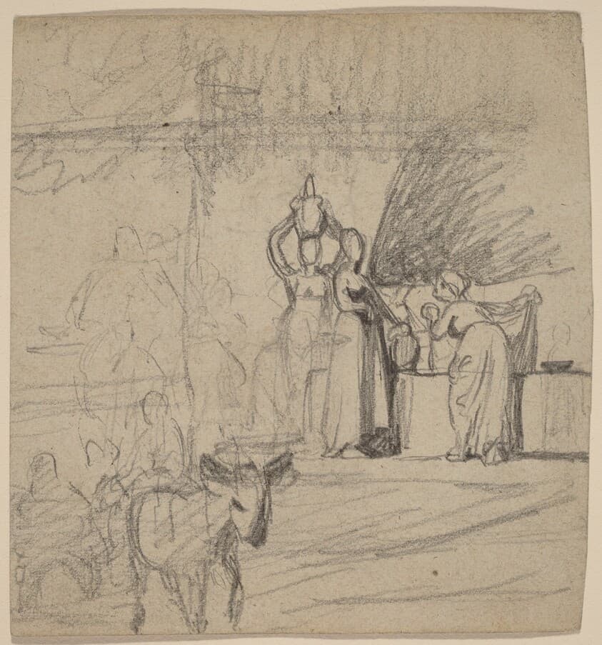 Son and Donkey — Elihu Vedder
