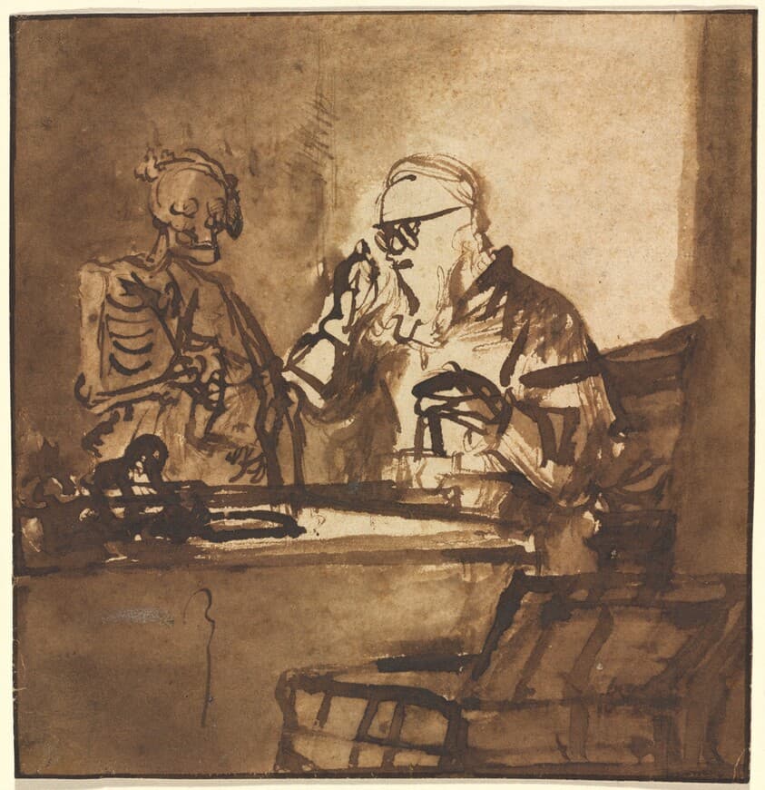 Death and the Miser — Nicolaes Maes