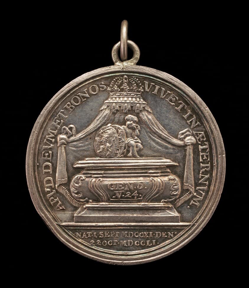 Death of the Stadtholder [reverse] — Johann Georg Holtzhey