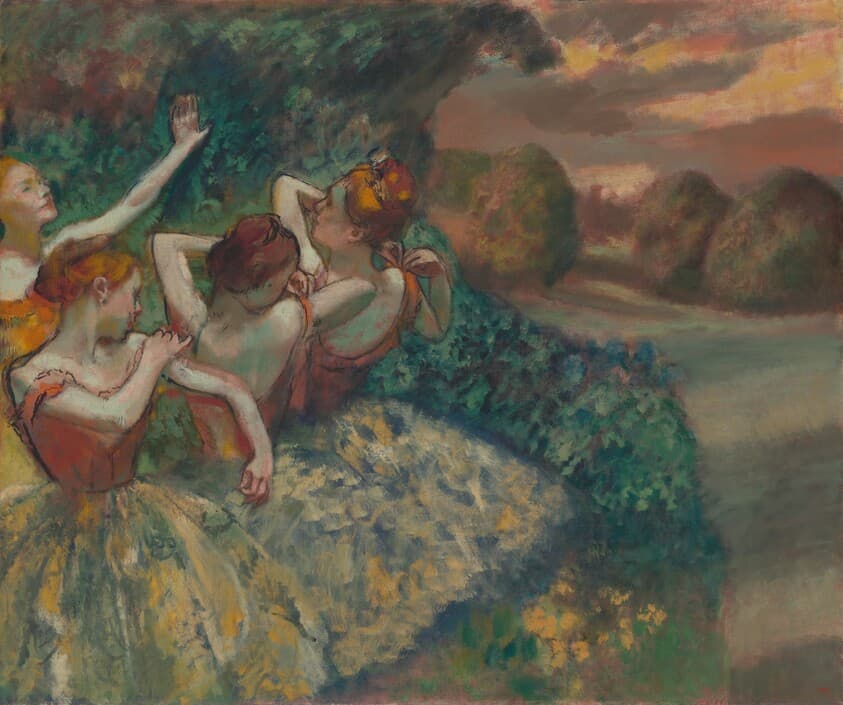 Four Dancers — Edgar Degas