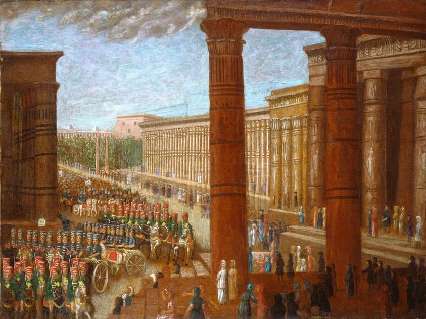 Pharaoh's Army Marching — Erastus Salisbury Field