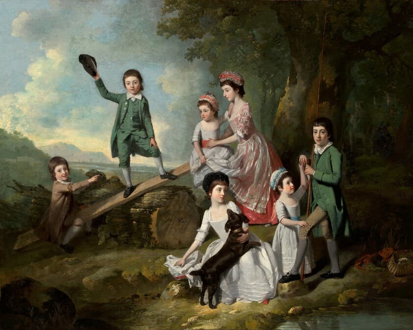 The Lavie Children — Johann Zoffany