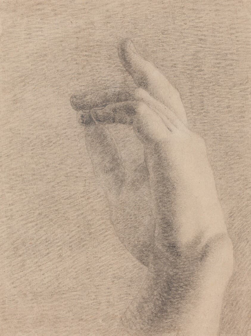 Study of a Hand [recto] — Benjamin Robert Haydon