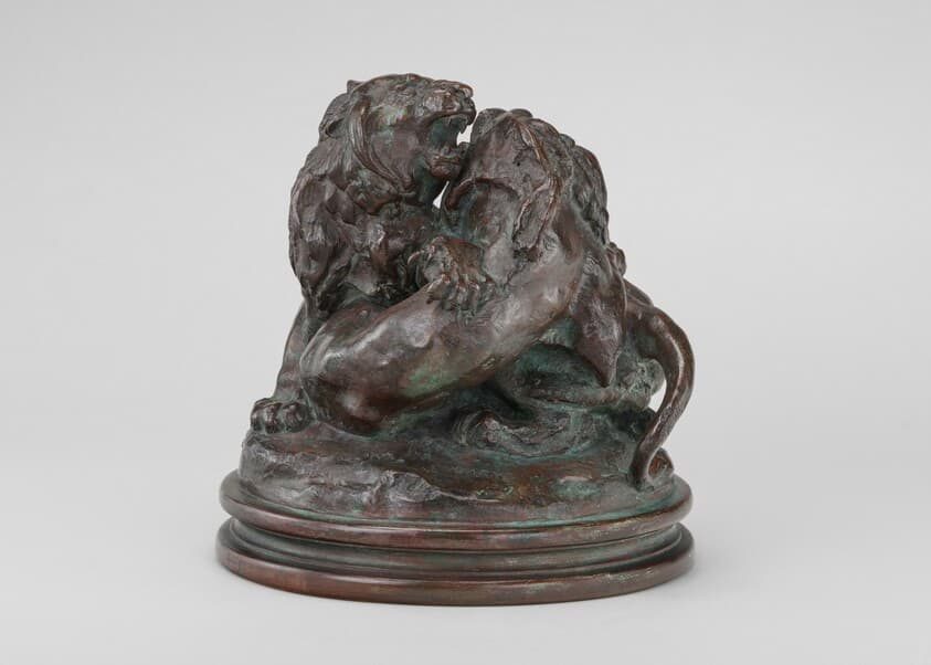 Two Young Lions — Antoine-Louis Barye