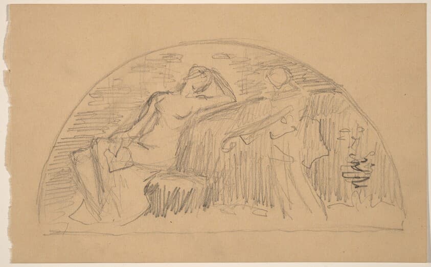 Study for a Lunette — Charles Sprague Pearce