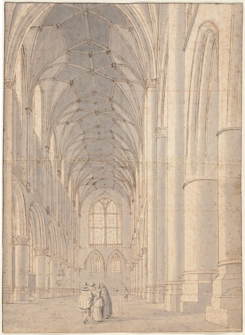 Interior of Saint Bavo's Church, Haarlem — Pieter Jansz Saenredam