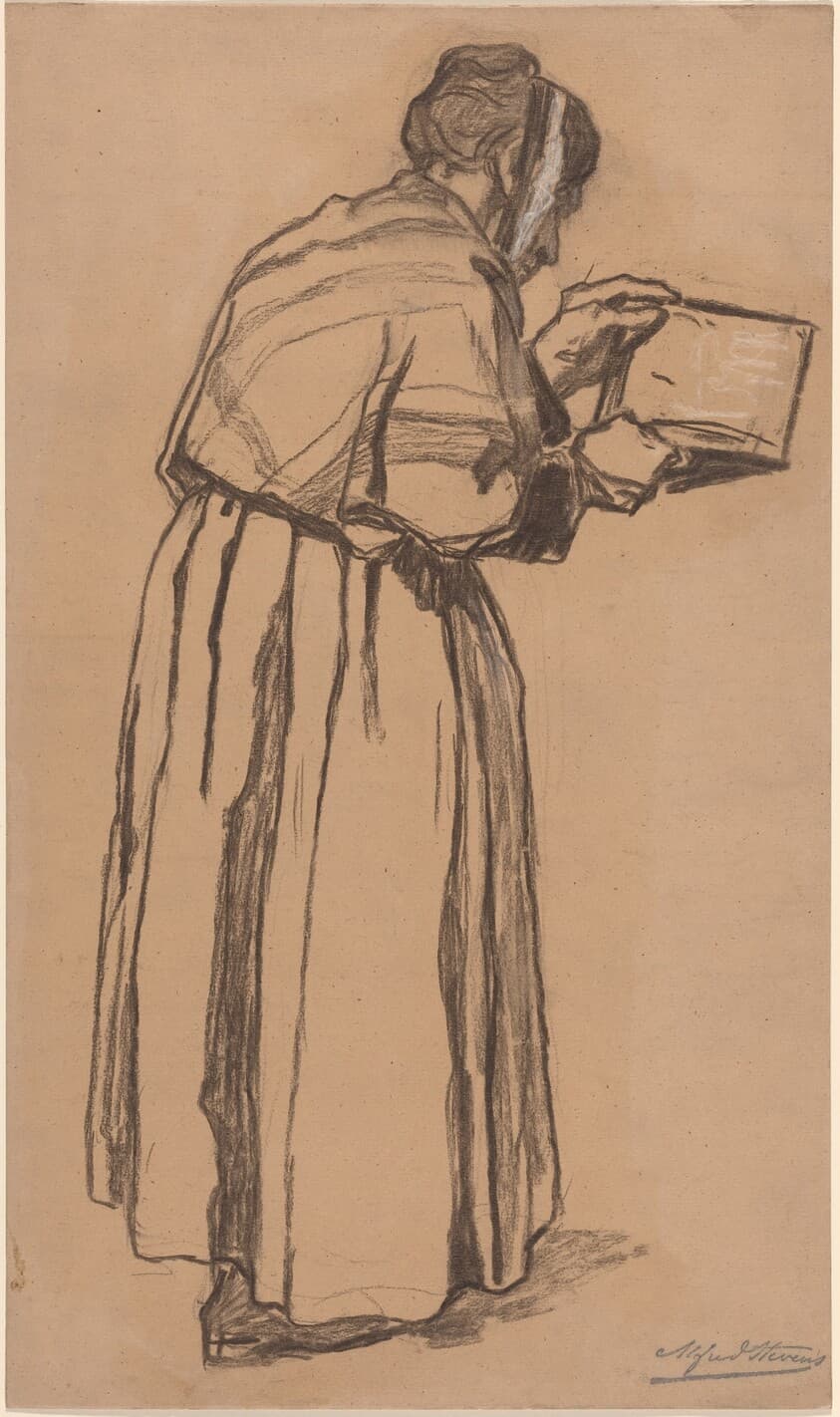 Woman Reading — Alfred Stevens