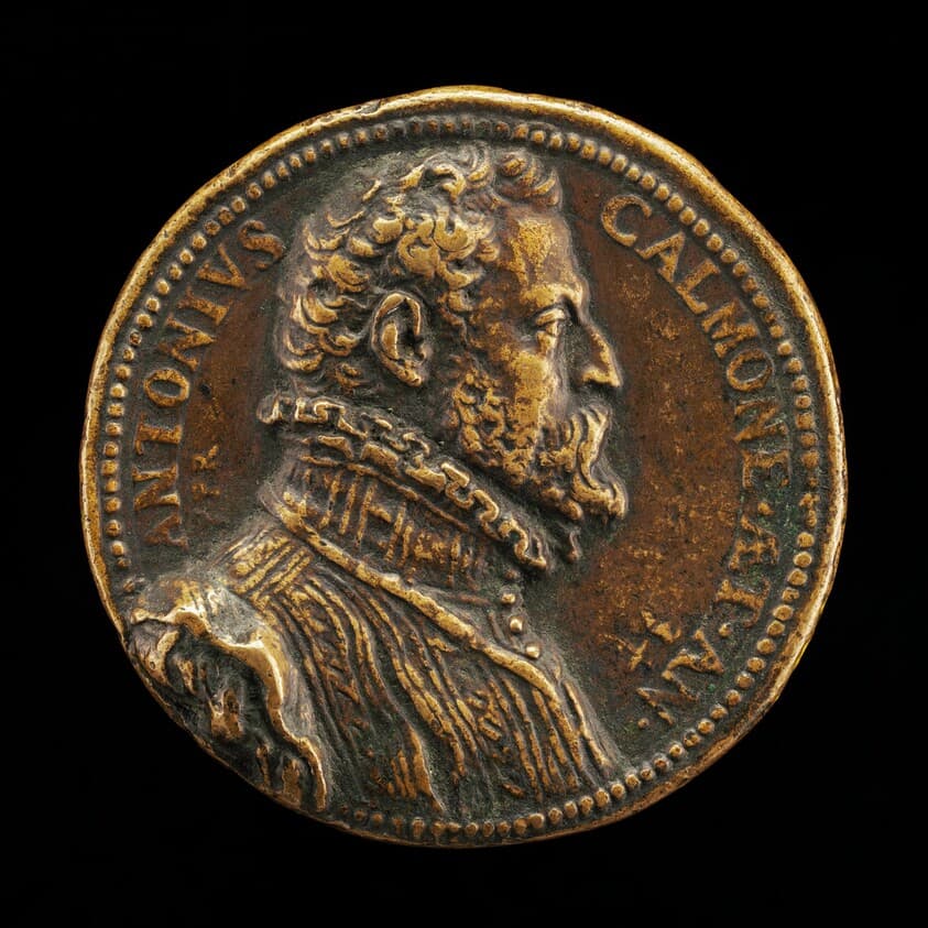 Antonio Calmone, Secretary to Philip II [obverse] — Pier Paolo Galeotti