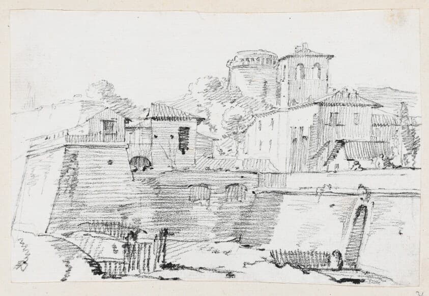 A Fortified Town in Italy — Joseph-Marie Vien