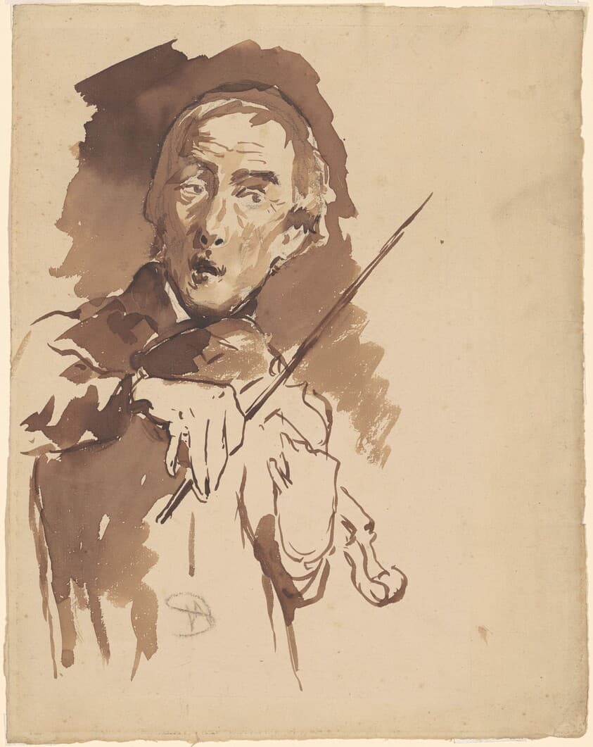 Study for "Toning the Bell" — Walter Shirlaw