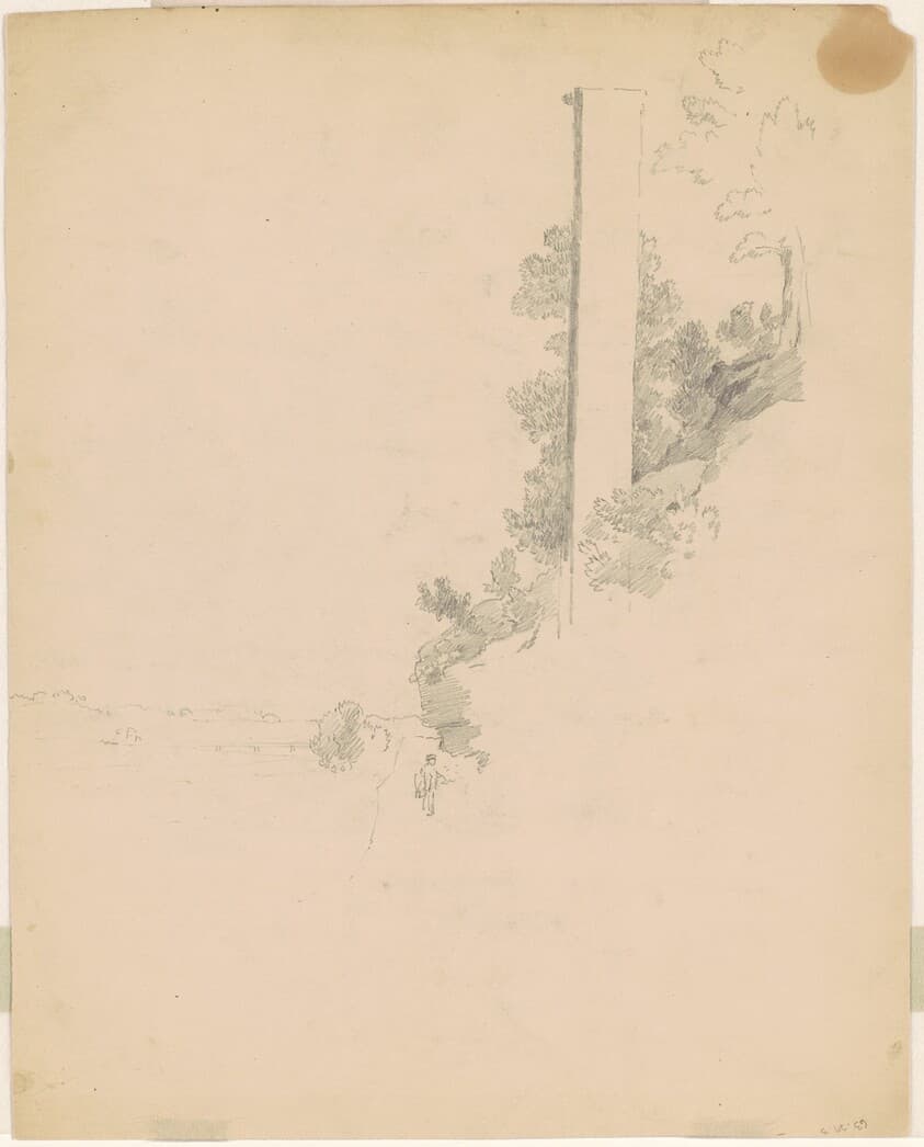 Landscape [verso] — William E. Winner