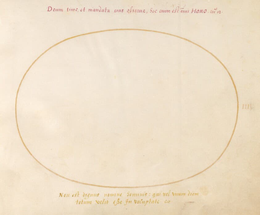 Plate 3: Empty Oval — Joris Hoefnagel
