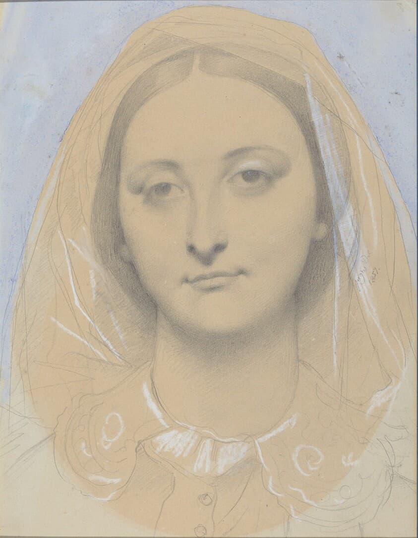 Mademoiselle Mary de Borderieux(?) — Jean-Auguste-Dominique Ingres