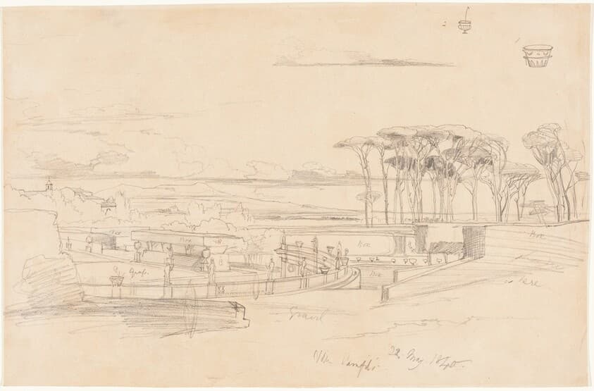 Villa Pamphili — Edward Lear