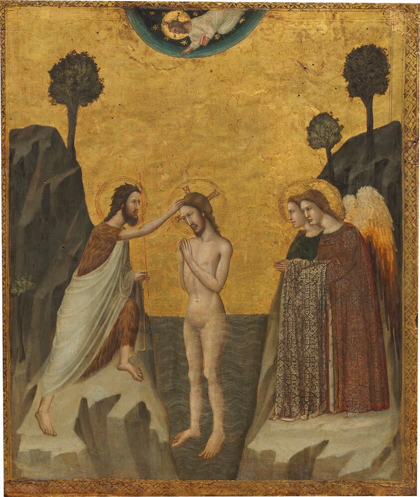 The Baptism of Christ — Giovanni Baronzio