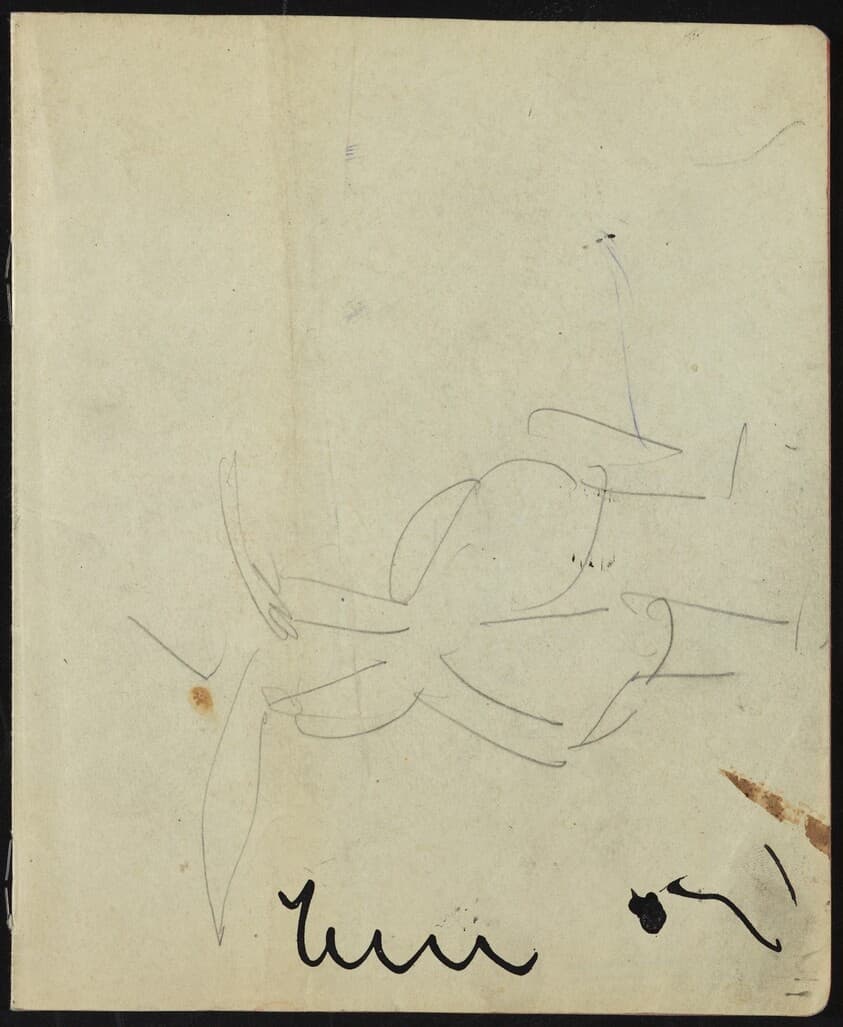 Dancers and Performers (Page from a Sketchbook) — Ernst Ludwig Kirchner