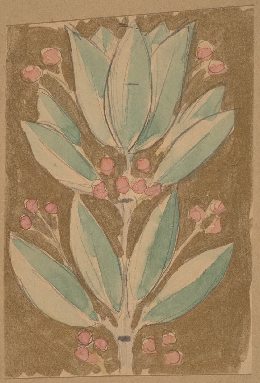 Study for a Border Design — Charles Sprague Pearce