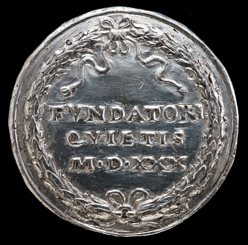 Inscription in a Wreath [reverse] — Matthes Gebel
