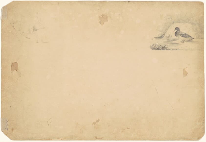 A Duck and a Stag [verso] — Paul Lacroix