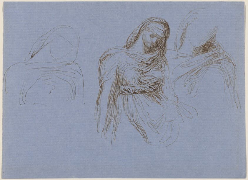 Study of Death for "Time and Death" — George Frederic Watts