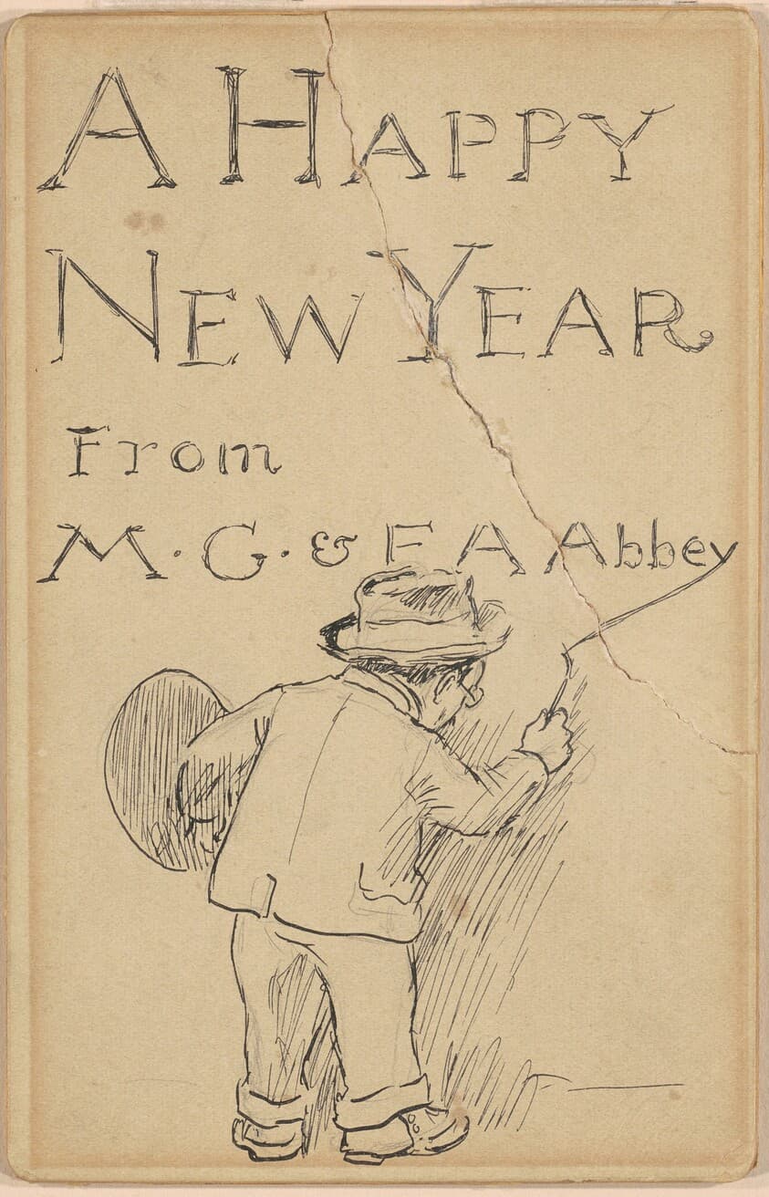 A Happy New Year — Edwin Austin Abbey