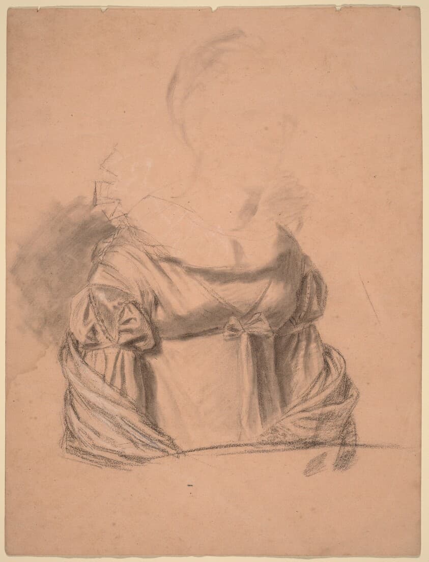 Study of a Woman's Dress — John Vanderlyn