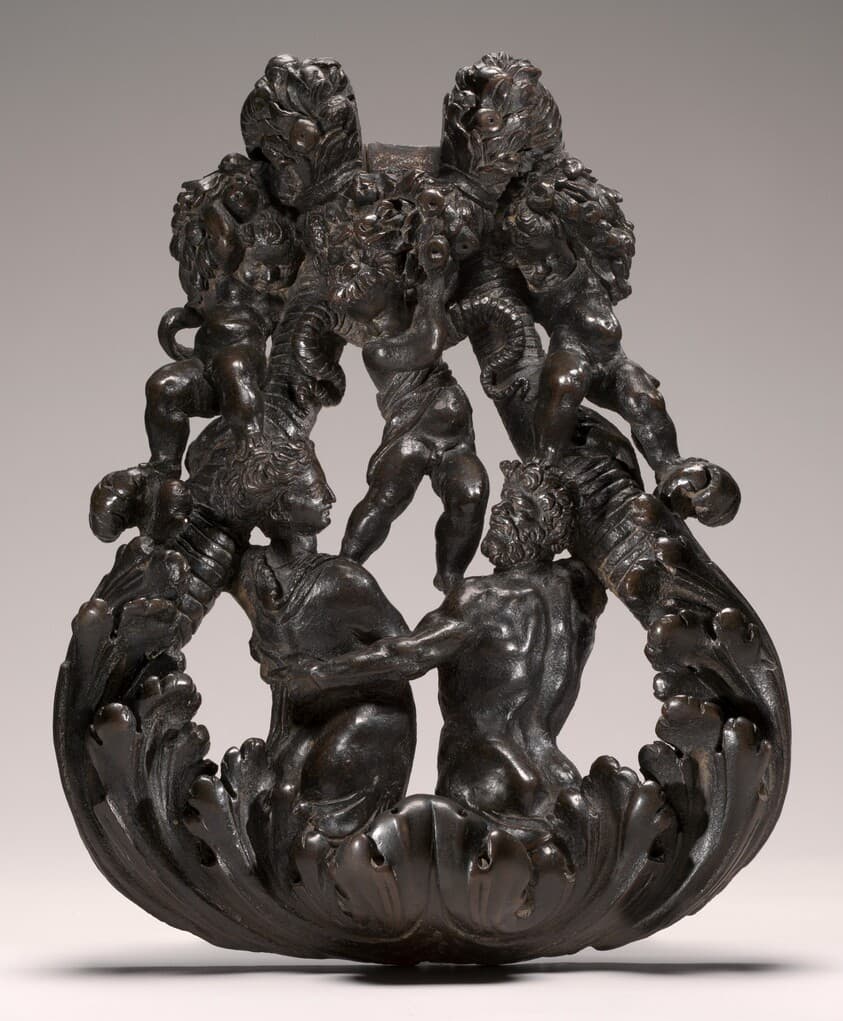Door Knocker with Nereid, Triton, and Putti — Jacopo Sansovino
