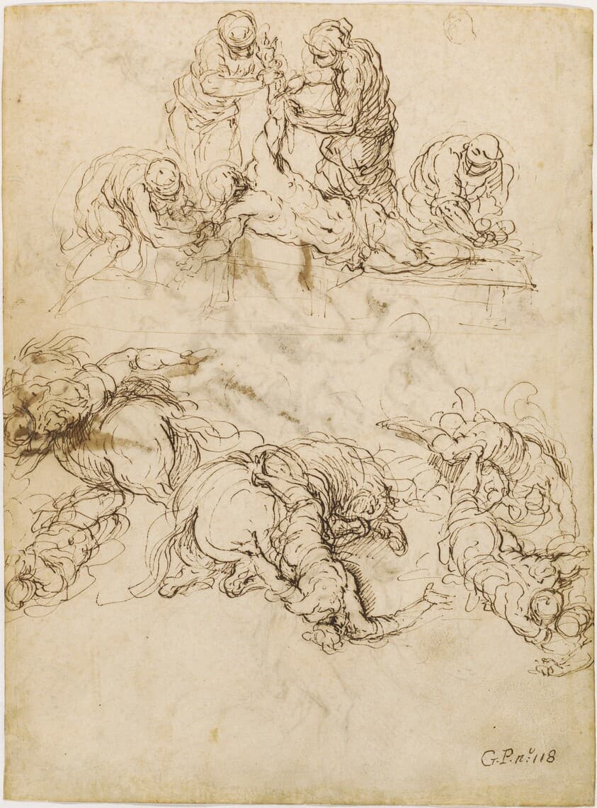 The Martyrdom of Saint Bartholomew; The Conversion of Saint Paul — Jacopo Palma il Giovane