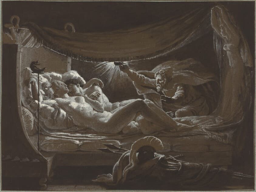 Vulcan Discovering Venus and Mars — François-Edouard Picot