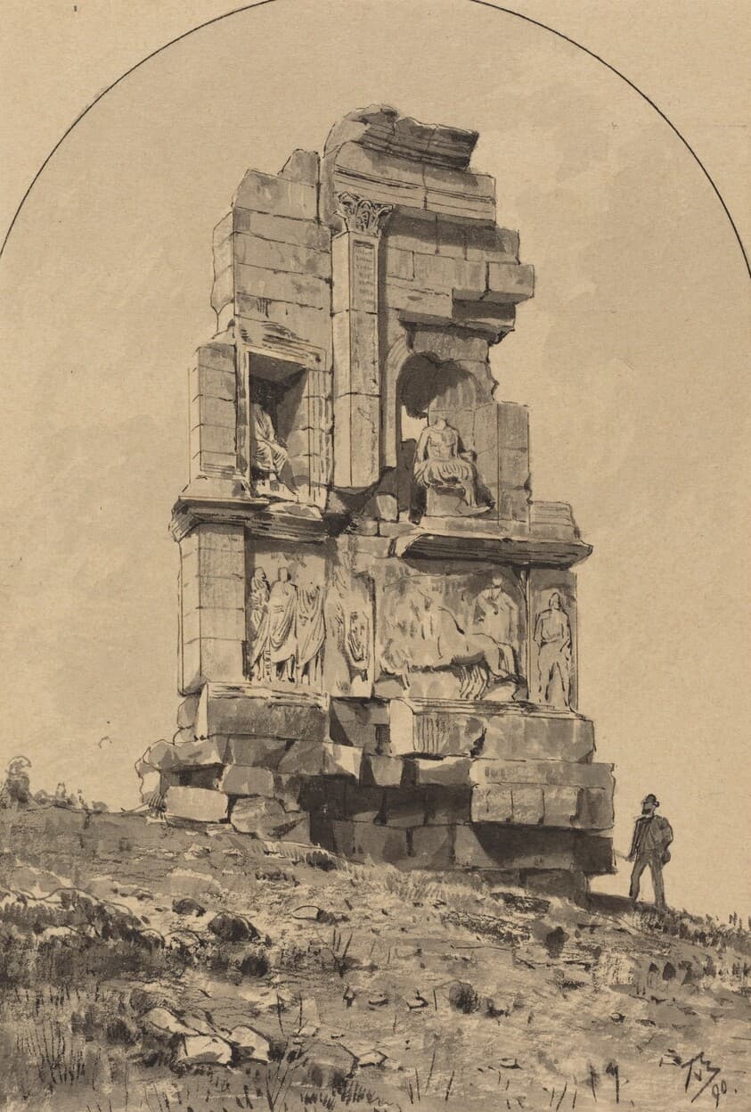 Monument of Philopappos — Themistocles von Eckenbrecher