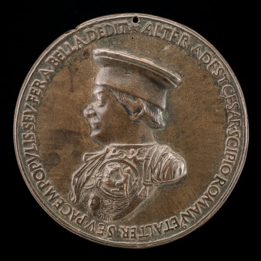 Federigo da Montefeltro, 1422-1482, Count of Urbino 1444, and Duke 1474 [obverse] — Clemente da Urbino