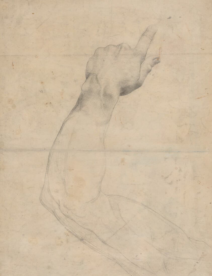 Study of an Arm [verso] — Guillaume Lethière