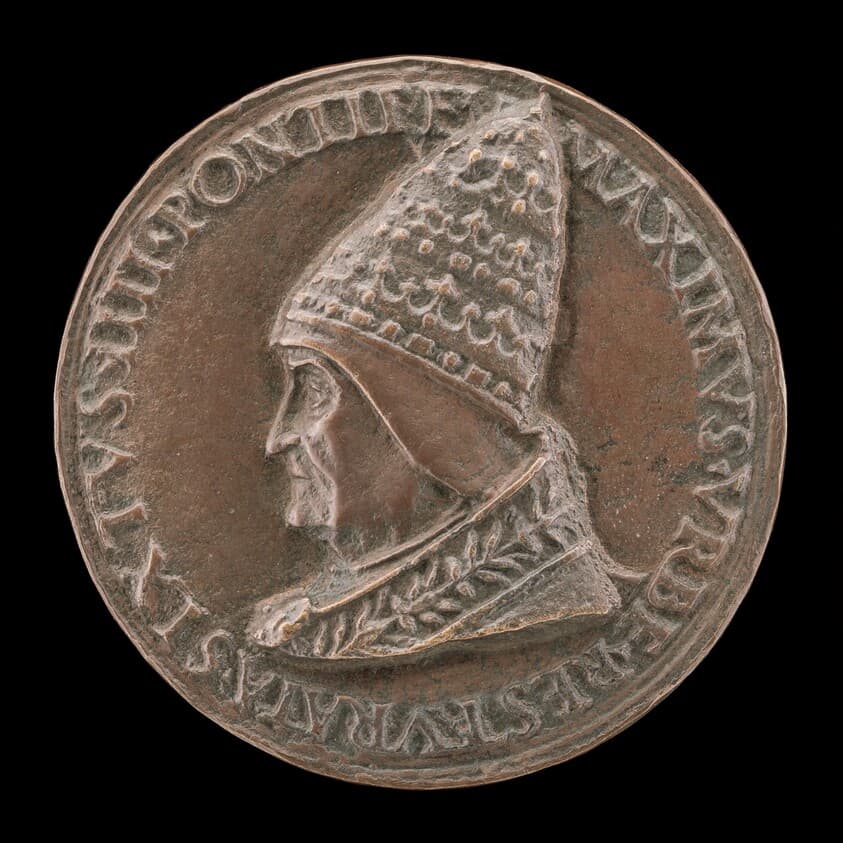 Sixtus IV (Francesco della Rovere, 1414-1481), Pope 1471 [obverse] — Vittore Gambello