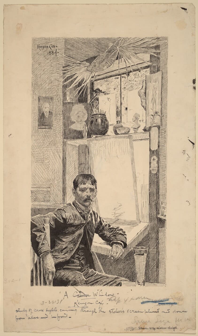 A Corner Window, Will Low — Kenyon Cox