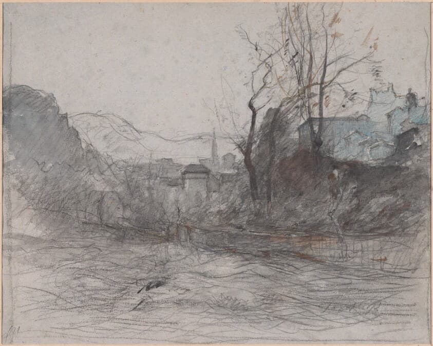 Approaching Morestal — François-Auguste Ravier