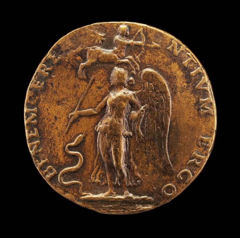 Winged Victory [reverse] — Giancristoforo Romano