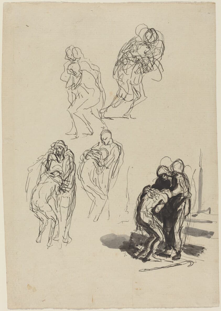 The Prodigal Son — Honoré Daumier