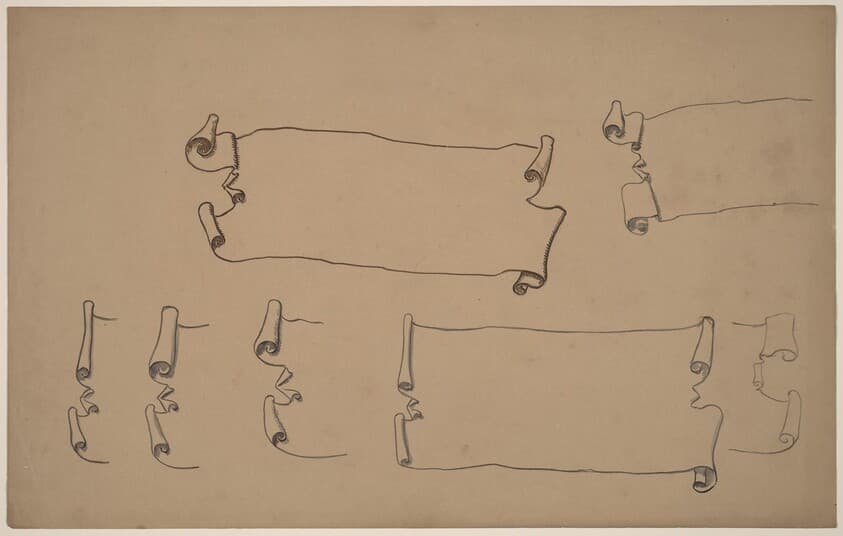 Sketches for a Scroll — Charles Sprague Pearce
