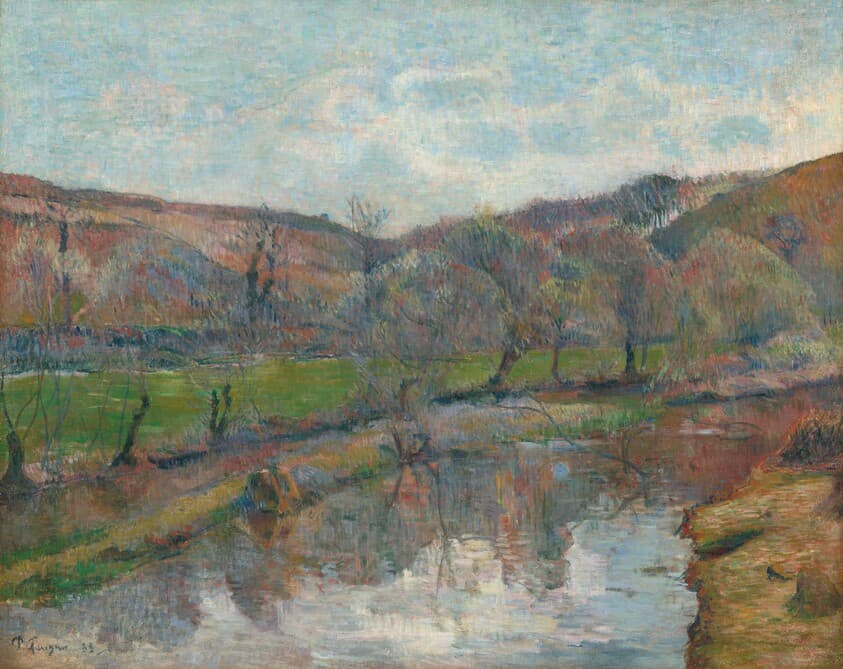 Brittany Landscape — Paul Gauguin