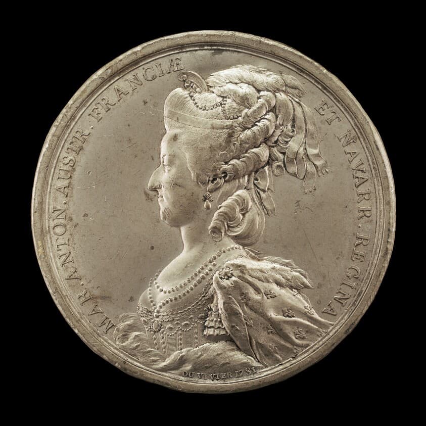 Marie-Antoinette, 1755-1793, Queen of France 1774 — Benjamin Duvivier