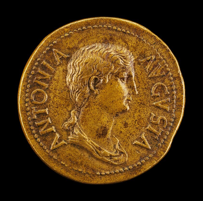 Antonia, 36 B.C.-A.D. c. 38, Daughter of Mark Antony and Octavia [obverse] — Giovanni da Cavino