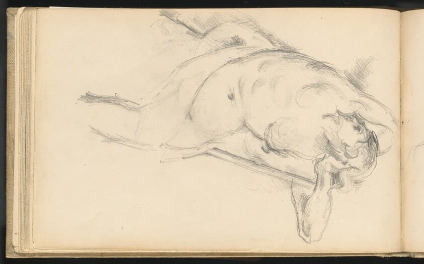 Study of the Allegorical Figure Bellona in Rubens' "The Apotheosis of Henri IV" — Paul Cezanne