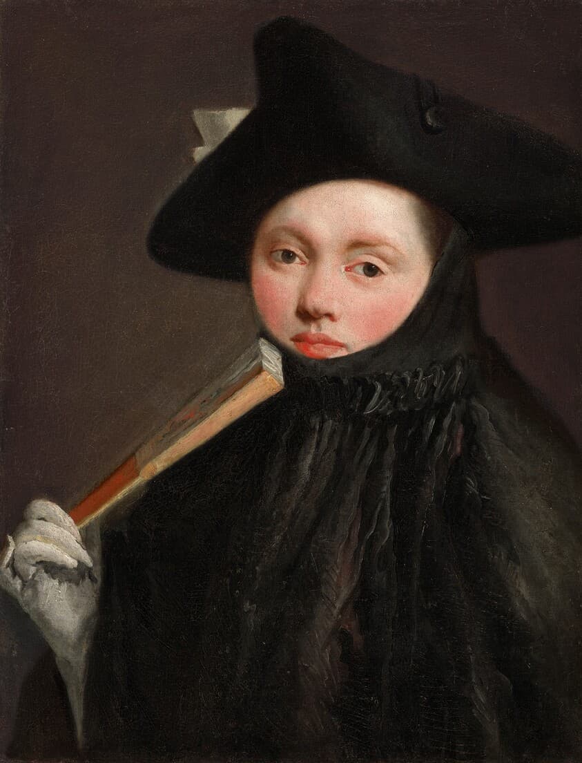 Young Lady in a Tricorn Hat — Giovanni Battista Tiepolo
