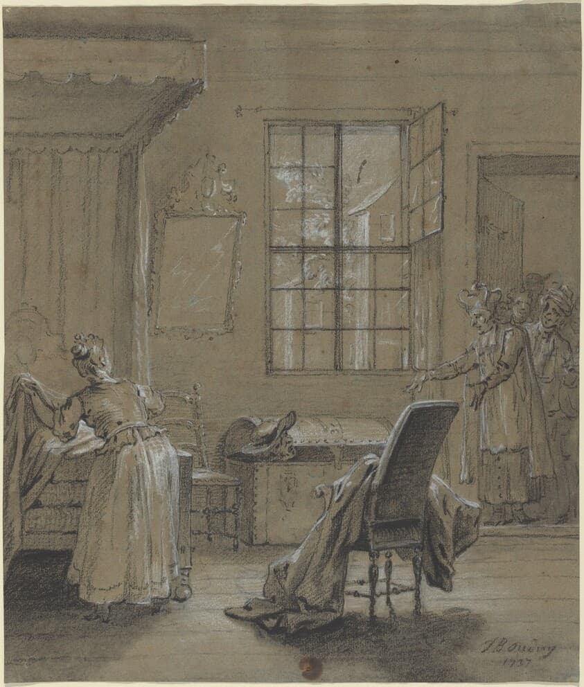 Ragotin dans le coffre — Jean-Baptiste Oudry