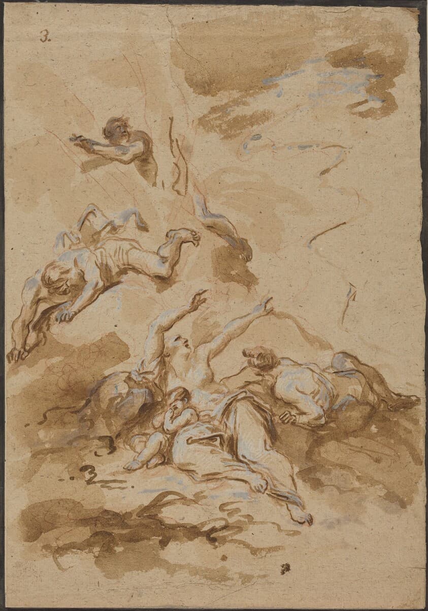 Figures in a Storm — Alessandro Magnasco