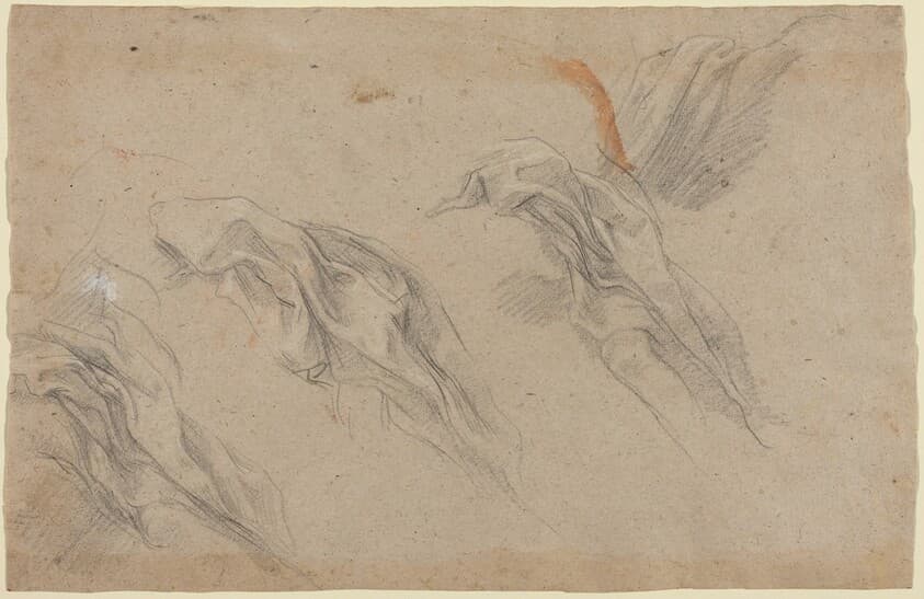 Drapery Studies [recto] — Baldassare Franceschini
