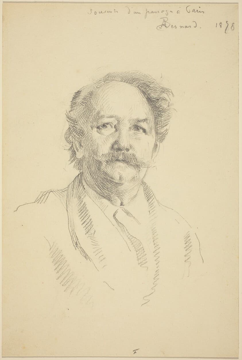 Portrait of a Man (Souvenir d'un Passage à Paris) — Albert Besnard
