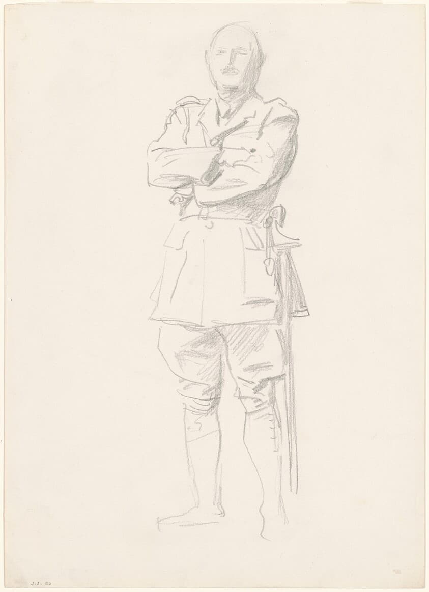 Study of General Louis Botha for "General Officers of World War I" — John Singer Sargent